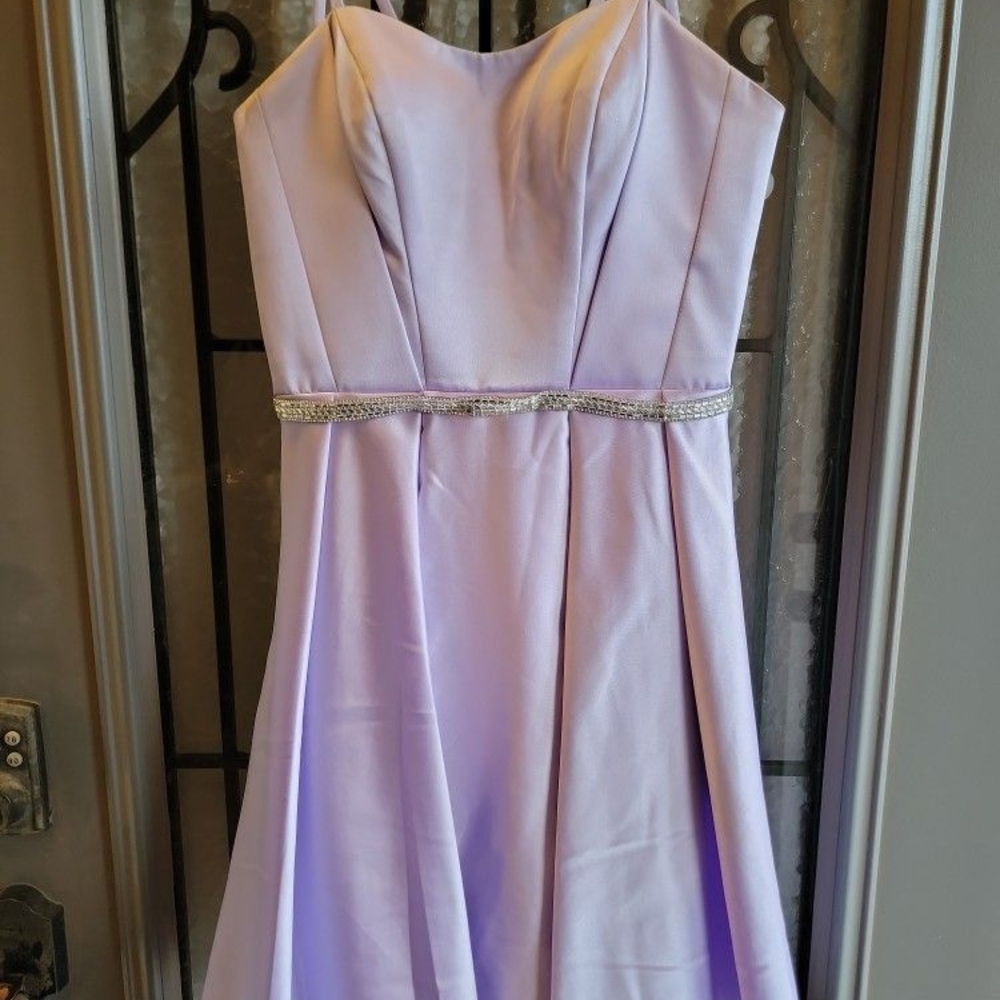 Elegant La Dress with Rhinestone Detailj